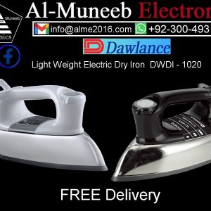 Al-Muneeb Electronics Special Offer For Dawlance Dry Iron DWDI-1020 Black