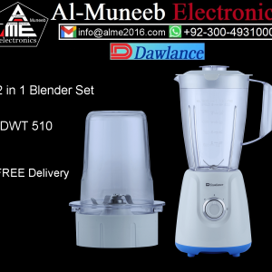 DAWLANCE DWTB-510 W 2 in 1 Table Top Blender Set Special Offer From Al-Muneeb Electronics, Sialkot