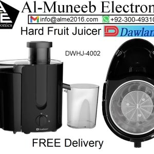 DAWLANCE Hard Fruit Juicer DWHJ-4002 Black Color Special Offer From Al-Muneeb Electronics, Sialkot