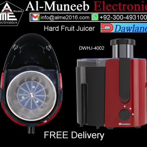 DAWLANCE Hard Fruit Juicer DWHJ-4002 RB Red Color Special Offer From Al-Muneeb Electronics, Sialkot