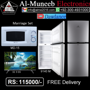 DAWLANCE Home Appliances 3 in 1 Marriage Set Special Offer From Al-Muneeb Electronics, Sialkot,