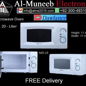 DAWLANCE MWO DW-MD 15 SOLO WHITE Heating Microwave Oven Special Offer From Al-Muneeb Electronics