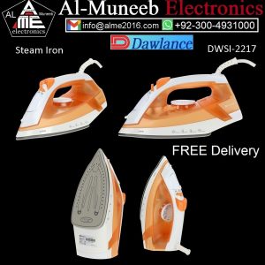 Dawlance Steam Iron DWSI-2217 C Orrange Special Offer From Al-Muneeb Electronics, Sialkot