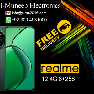 REALME 12-4G 8GB + 256GB MOBILE PHONE Special Offer From Al-Muneeb Electronics, Sialkot, Pakistan,