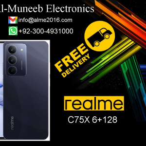 REALME C75X 6GB + 128GB Black MOBILE PHONE Special Offer From Al-Muneeb Electronics, Sialkot, Pakistan,