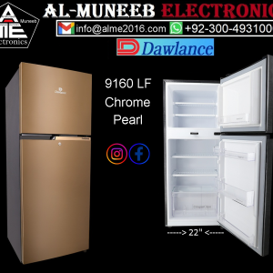 DAWLANCE REF 9160 LF CHROME PEARL Double Door Refrigerator Special Offer From Al-Muneeb Electronics, Sialkot,