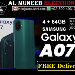 Samsung Galaxy A07 4GB + 64GB Mobile Phone Special Offer From Al-Muneeb Electronic, Sialkot