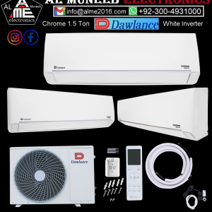 DAWLANCE Chrome 1.5 Ton White Inverter Split AC Special Offer From Al-Muneeb Electronics, Sialkot,