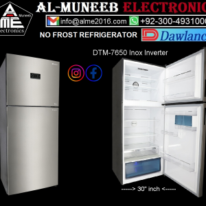 DAWLANCE DTM-7650 Inox Inverter No Frost Refrigerator Special Offer From Al-Muneeb Electronics, Sialkot,