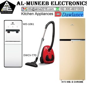 DAWLANCE 3 in 1 KITCHEN SET REF-9173 WB Double Door Fridge Special Offer From Al-Muneeb Electronics, Sialkot